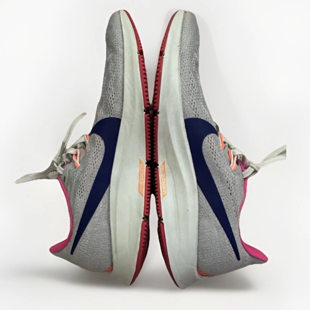 NIKE Zoom Pegasus 36 Running Shoes Size 8 Wolf Grey/Regency Purple Women’s